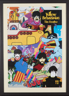 A Beatles Yellow Submarine Poster