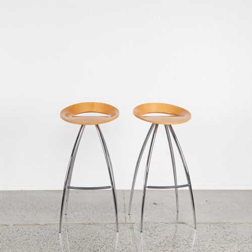 A Pair Of Magis Lyra Barstools