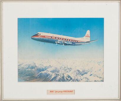 A Vintage NAC Jet-Prop Viscount Print