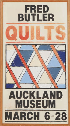 FRED BUTLER Auckland Museum Exhibition Poster