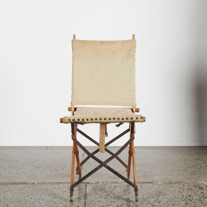 A Vintage Canvas Camping Chair