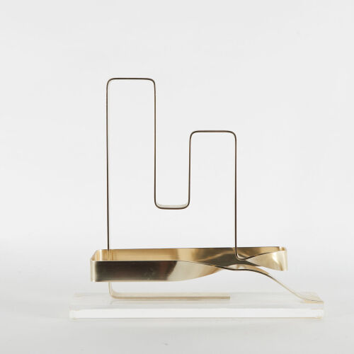 A Dan Murphy Lucite and Aluminium&nbsp;Sculpture