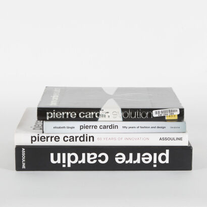 Four Pierre Cardin Books, One Signed