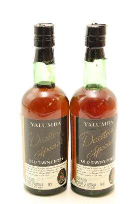 (2) Yalumba Director's Special Old Tawny Port Miniature, Barossa Valley, 17.5% ABV, 95ml