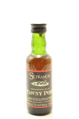 (1) St. Francis Smooth Old Tawny Port Miniature, 18.5% ABV, 50ml