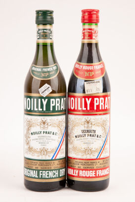 Two bottles of Noilly Prat Vermouth in one lot