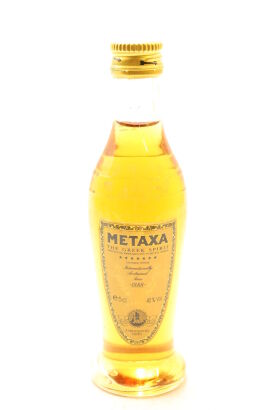 (1) Metaxa 7 Star Greece Brandy Miniature, 40% ABV, 50ml