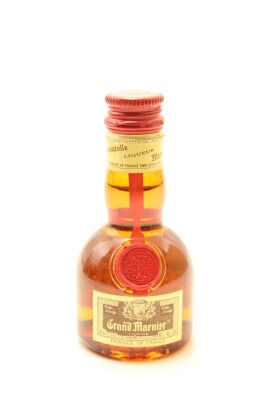 (1) Grand Marnier Liqueur Orange & Fine Old Cognac Brandy Miniature, 40% ABV, 30ml