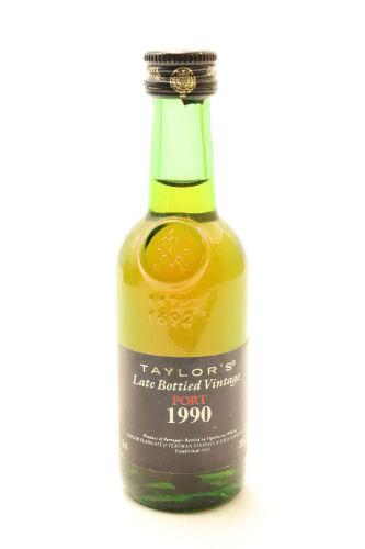 (1) 1990 Taylor Fladgate Late Bottled Vintage Port Miniature, Portugal, 20% ABV, 50ml