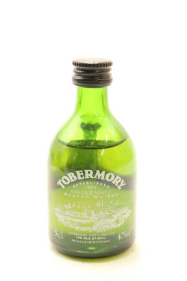 (1) Tobermory Single Malt Scotch Whisky Miniature, 40% ABV, 50ml