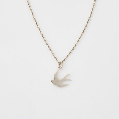 Meadowlark Sterling Silver Swallow Necklace