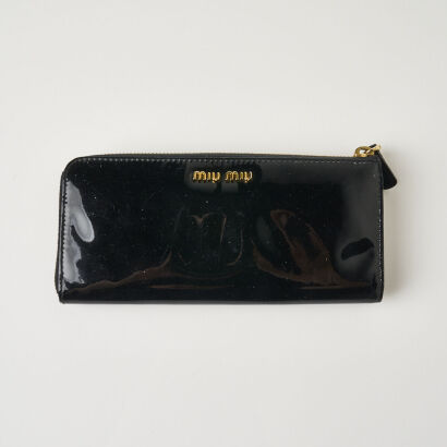 Miu Miu Patent Leather Wallet