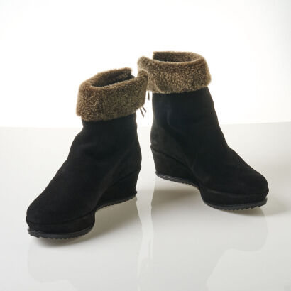 Stuart Weitzman Suede Boots, Size 36 1/2