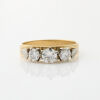 14ct Yellow Gold, 1.05ct Three Stone Diamond Ring