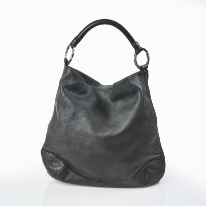 Oroton Chocolate Brown Leather Tote Bag