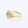 18ct Yellow Gold, .45ct Sapphire and .66ct Diamond Ring - 2