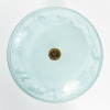 A 1930s Italian Zodiac Glass Pendant Ceiling Light