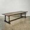 A Late 19th Century American Arts and Crafts/Renaissance Revival Oak and Ash Table