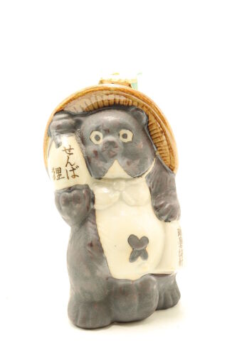 (1) Matsushita Brewery Co. Raccoon Dog Ceramic Decanter Japanese Shochu, 30% ABV, 360ml