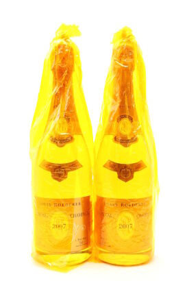 (2) 2007 Louis Roederer Cristal Millesime Brut, Champagne [JR17] [WE95] [RP95]