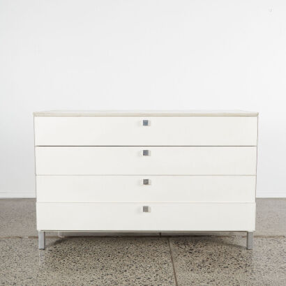 A Set Of Poltrona Frau Pui Noto Drawers