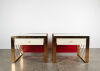 A Pair Of Designer Bedside Tables By Saniharto For Wynn Resorts