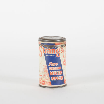 A Strangs Ground Mixed Spice Maori Brand Tin