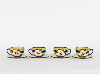 A Set Of Seakins Pacific Mugs And Saucers