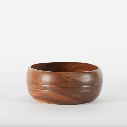 A Pair Of Fijian Wooden Bowls