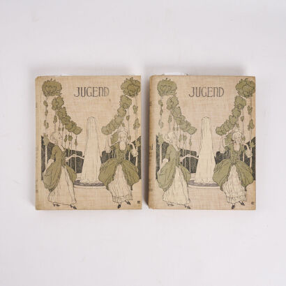 JUDGEND Munchner Illustrwochen Wochenschrift Volume 1 & 2 1903