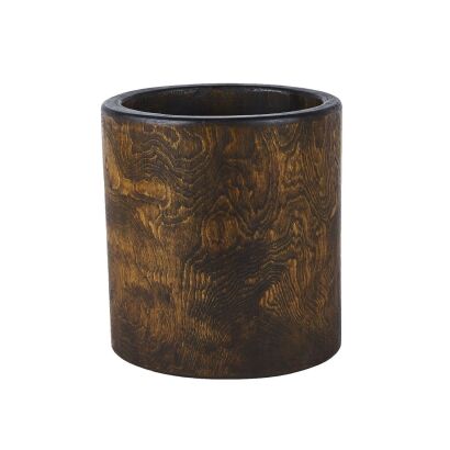 中国老木笔筒 / A Chinese Old Wood Brushpot