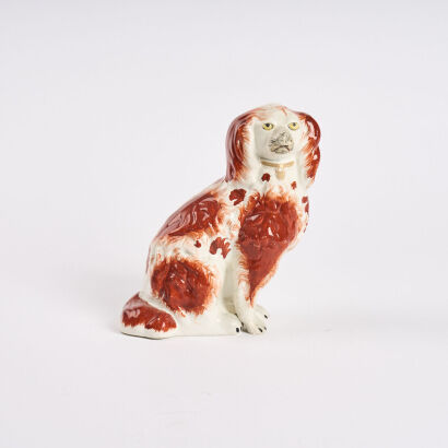 A Single Charming Russet Staffordshire Spaniel