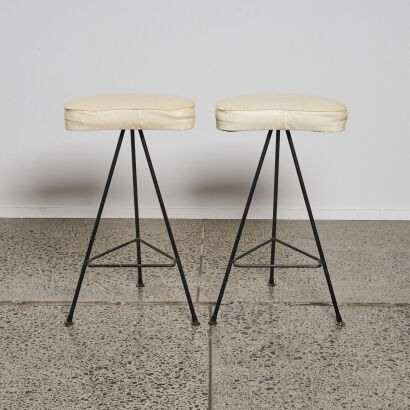 A Pair Of Garth Chester Stools