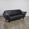 A 1980s Artifex Leather 3 Seater Day Bed Lounge Sofa Australian - 3