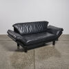 A 1980s Artifex Leather 2.5 Seater Day Bed Lounge Sofa Australian - 3