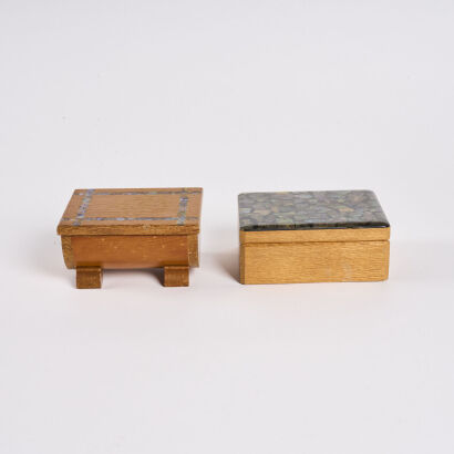 A Pair Of Paua Boxes