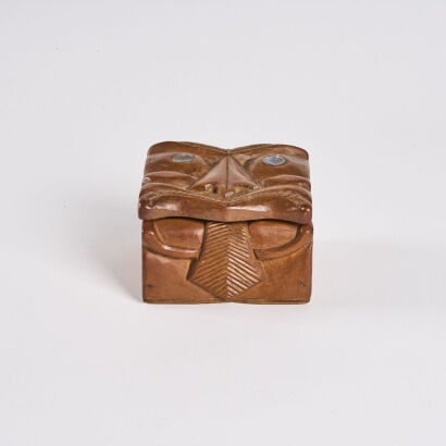 A Carved Souvenir Ware Box