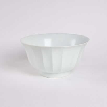 A Blanc De Chine Ceramic Bowl By Korean Master Potter