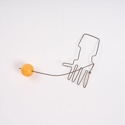 A Folk Art Wire Hand