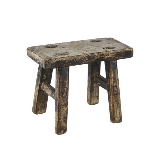 中国老木小凳 / A Chinese Wood Small Footstool