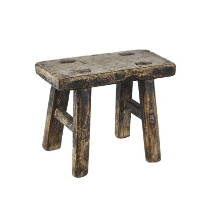 中国老木小凳 / A Chinese Wood Small Footstool