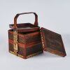 十九世纪中国双层竹编提梁食盒 / A 19th Century Chinese Bamboo Dinner Box - 2