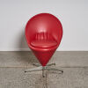 A Vernon Panton Cone Style Chair in Red