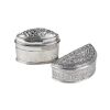 十九至二十世纪早期东方纯银鼻烟盒两只 / Two 19th to Early 20th Century Oriental Silver Snuff Boxes