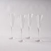 A Set Of Four Riedel Toasting Flutes