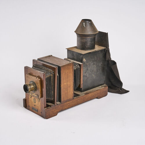 An Antique Horizontal Enlarger By Sands Hunter And Co