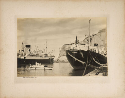 J Llyod Wilson Napier Breakwater Silver Gelatin Print