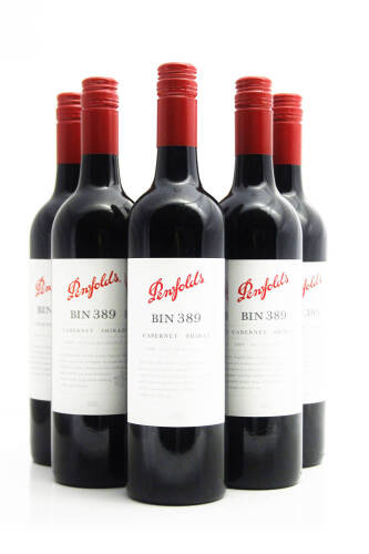 (6) 2009 Penfolds Bin 389 Cabernet Sauvignon/Shiraz