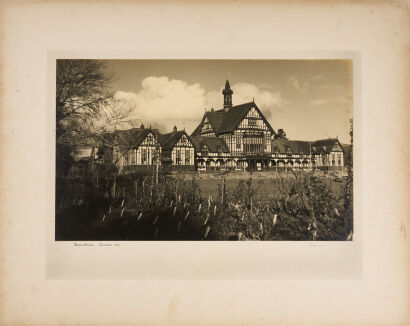 J Llyod Wilson Bath House Rotorua Silver Gelatin Print