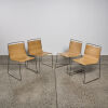 A Set Of Four Bold Paper-Thin Italian Dining Chairs By Lapalma - 2